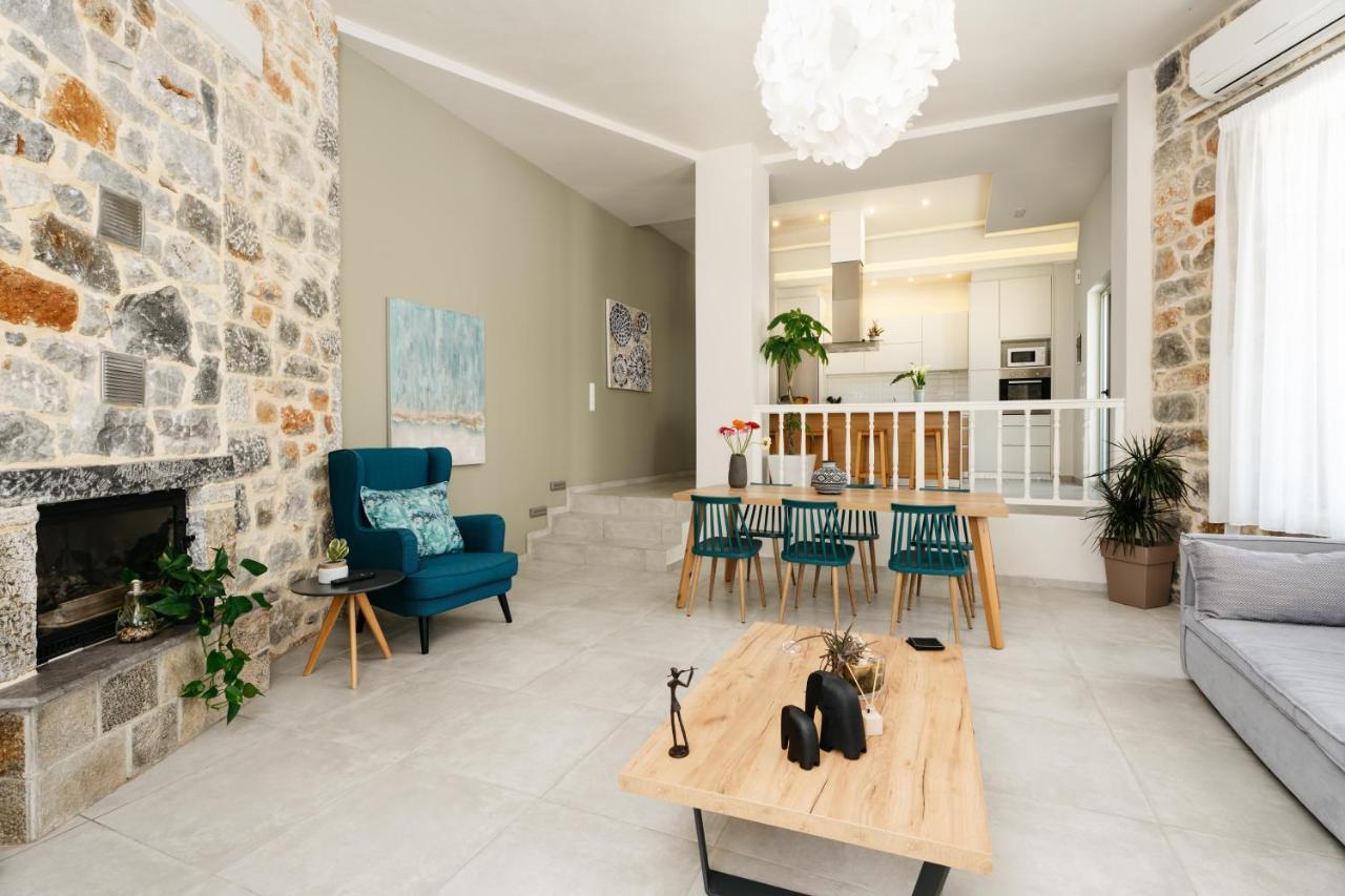 Eumelia Iconic Villa, With Heated Pool & Whirlpool, By Thinkvilla Asi Gonia Exterior photo